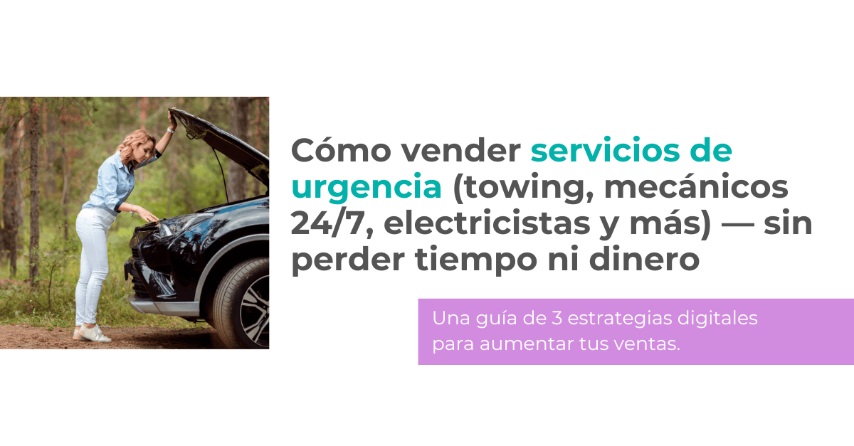 Cómo vender servicios de urgencia Cómo vender servicios de urgencia